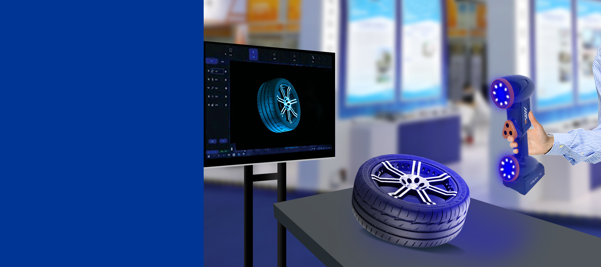 >搭載無(wú)線預(yù)算單元，測(cè)量距離可達(dá)100m